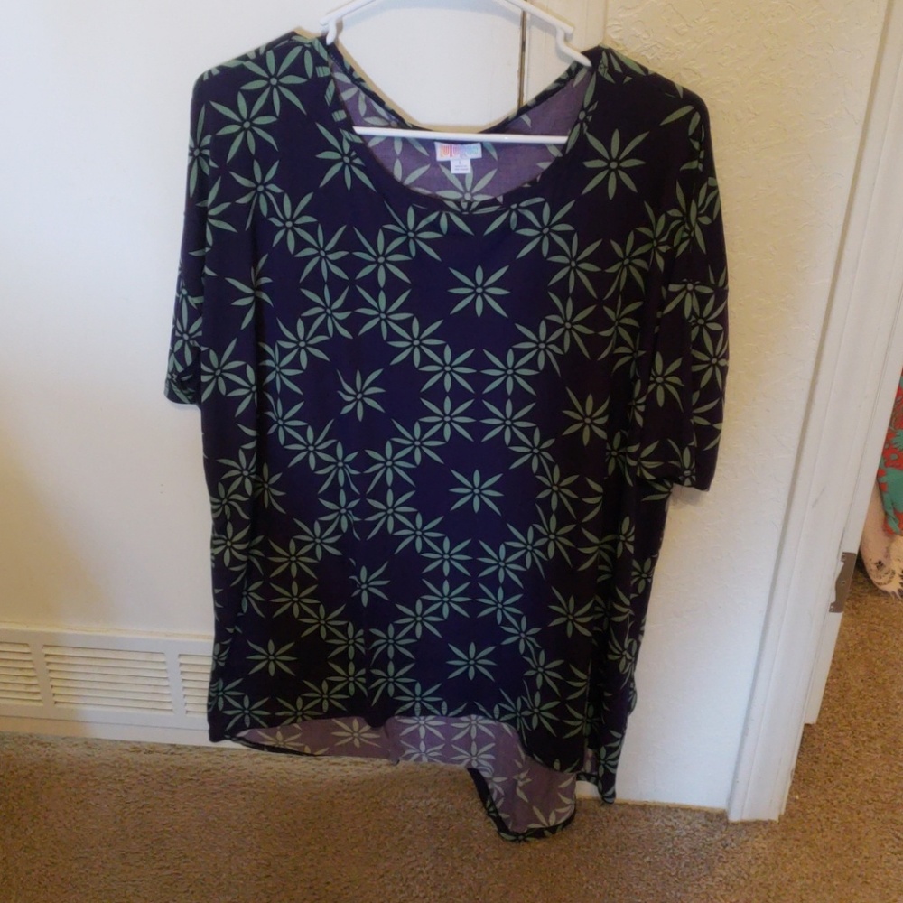 Navy and hunter green lularoe Irma